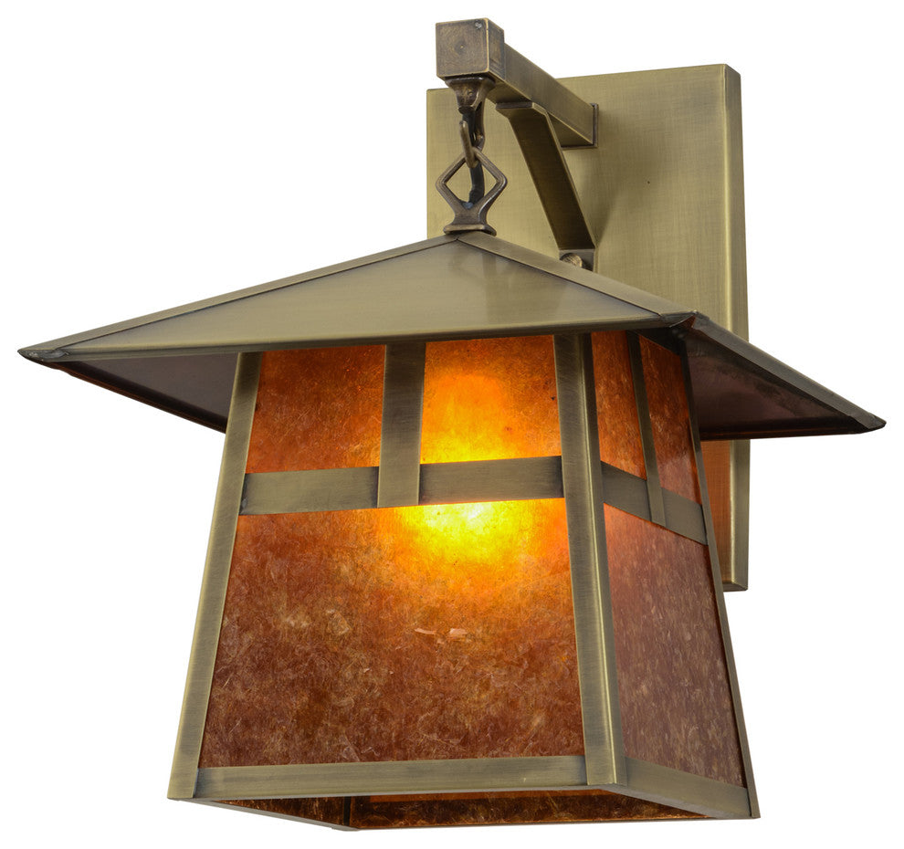 12W Stillwater T Mission Hanging Wall Sconce