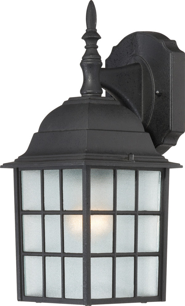 Adams 1-Light 14" Outoor Wall in Textured Black