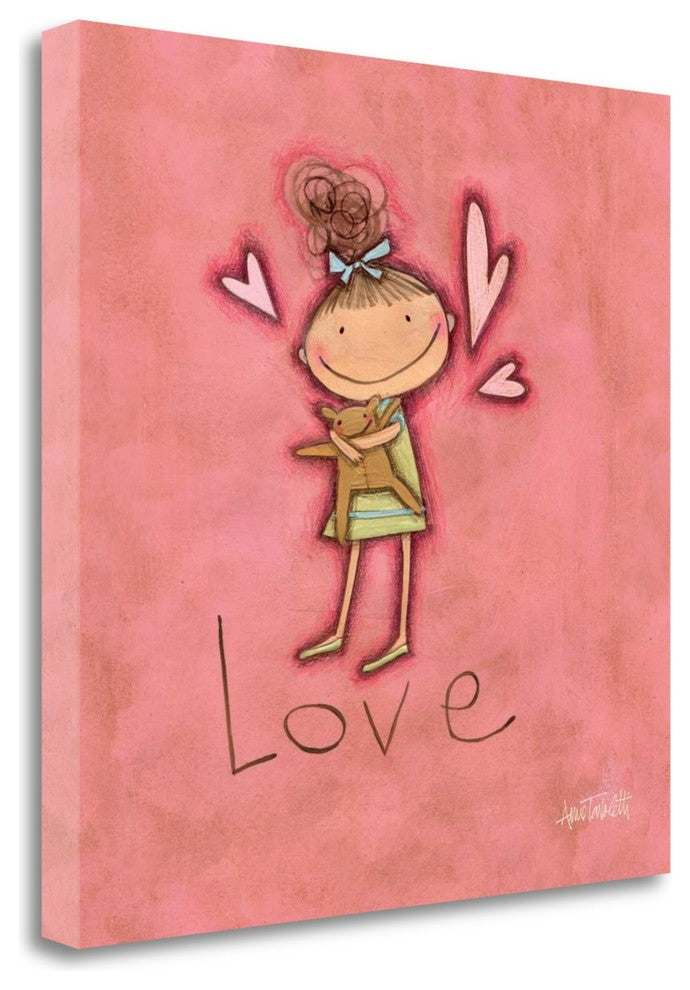 "Love" By Anne Tavoletti, Giclee Print on Gallery Wrap Canvas, Ready to Hang