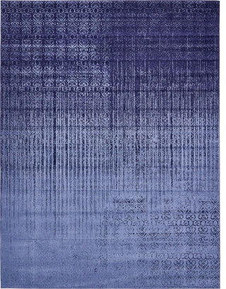 Unique Loom Del Mar Jennifer Rug, Blue, 10'x13'