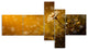 Forest After Rain during Sunset, Floral Canvas Print, 60"x32", 5 panels