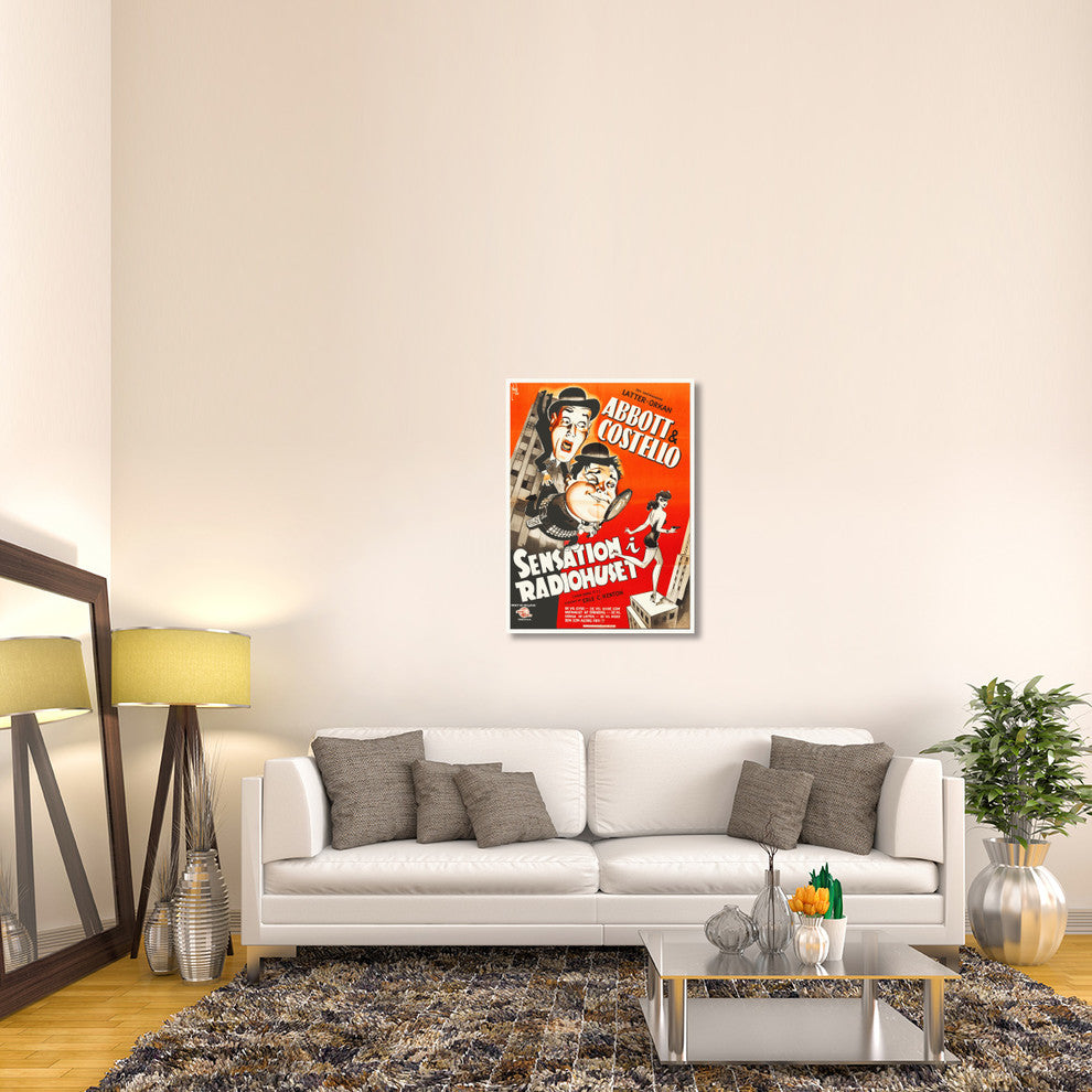 Abbott and Costello, Swedish, Who Done It, 30x40