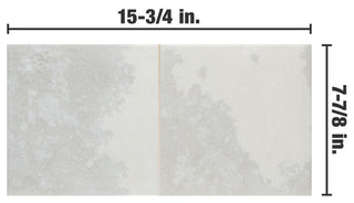 Kings Luxe Tradition Square Silver Ceramic Wall Tile