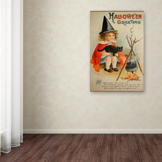"Halloween Cauldron" by Vintage Apple Collection, Canvas Art