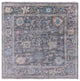 7' Square Turkish Oushak Hand Knotted Wool Rug - Q14972