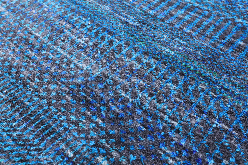 Runner Handmade Wool and Silk Super Savannah Gabbeh Rug 2' 6" X 32' 5" Q11904