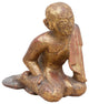 Small Carved & Painted Monk Figure
