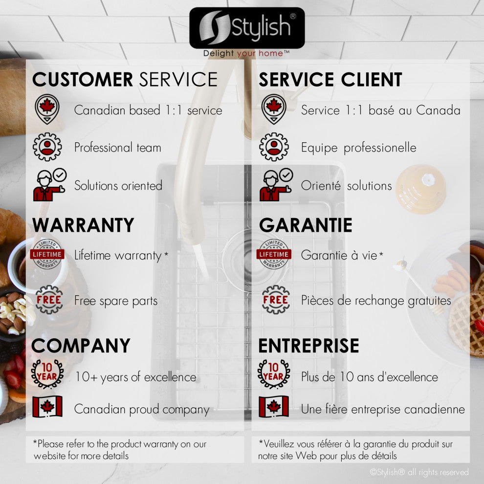 STYLISH 16"L x 18"W Undermount Bar Sink Single Bowl with Grid and Strainer