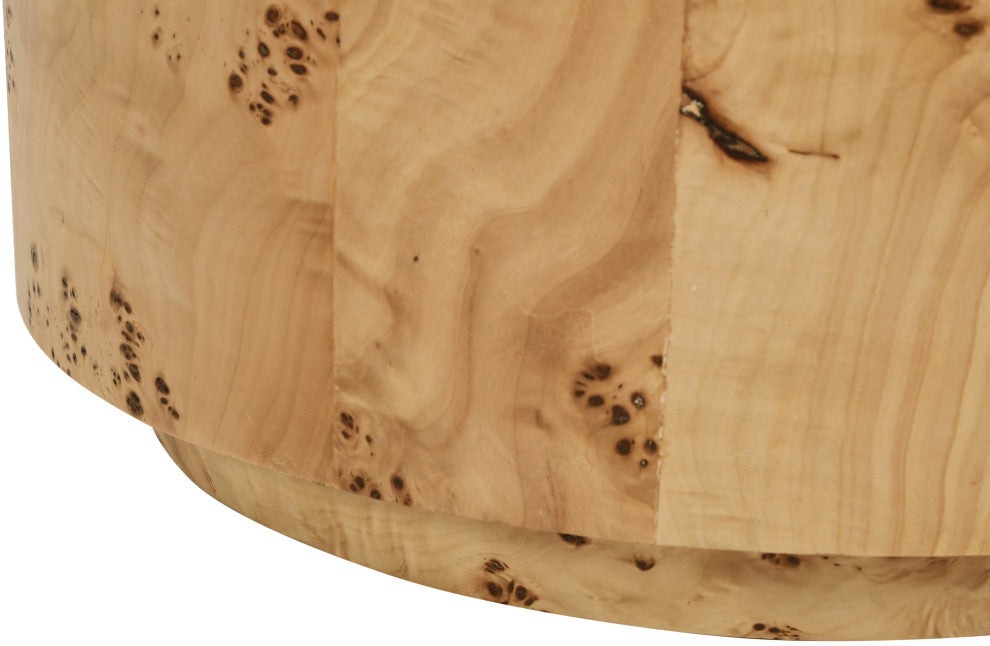 Burl Natural Ash End Table