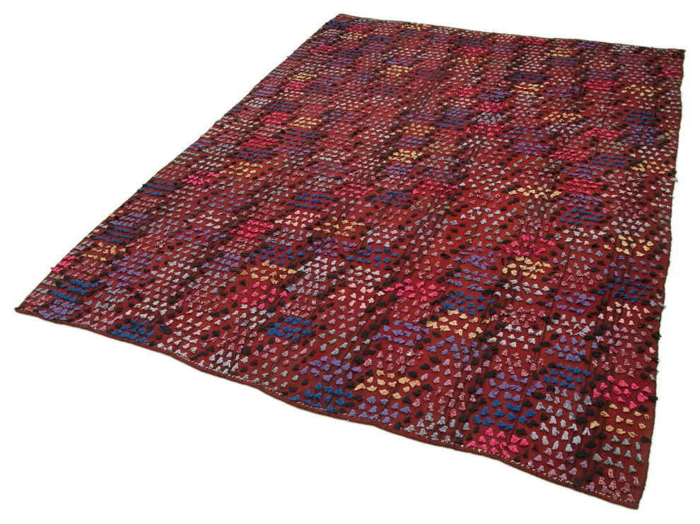 Rug N Carpet - Handmade Turkish 5' 10'' x 8' 0'' Contemporary Kilim Rug