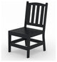 LuXeo Tuscany HDPE Swivel Dining Set, Black, 6-Piece