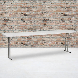 18x96 White Fold Train Table