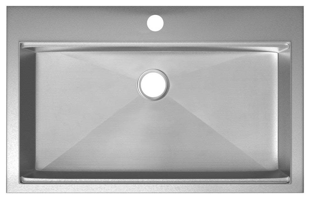 Ravi Single Basin 30x22 Topmount Kitchen Workstation Sink