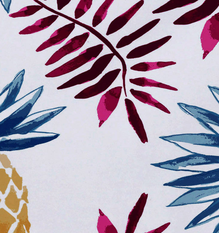 Pineapple and Spike, Geometric Print Placemat, Purple