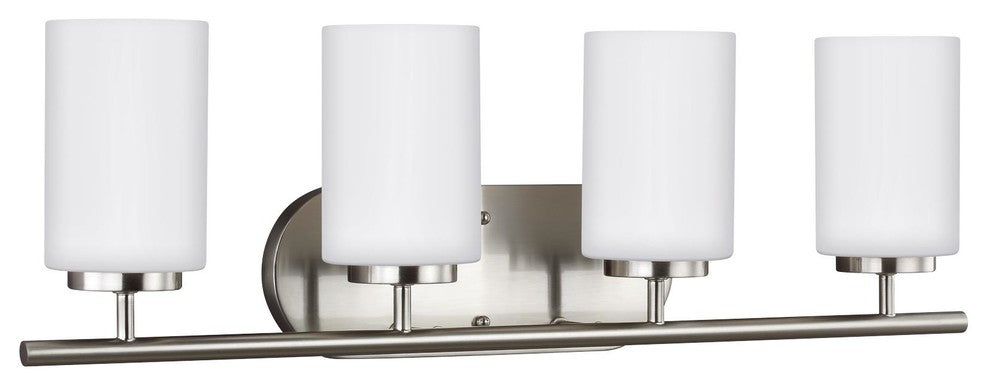 Generation Lighting Lighting 4-Light Wall/Bath, Brushed Nickel