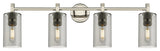 Crown Point 4 33.875" Bath Vanity-Light Polished Nickel
