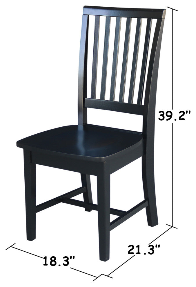 Set of Two Mission Side Chairs
