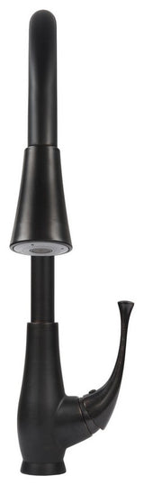 Novatto NKF-H24ORB Oil Rubbed Bronze Single Lever Pull Down Kitchen Faucet