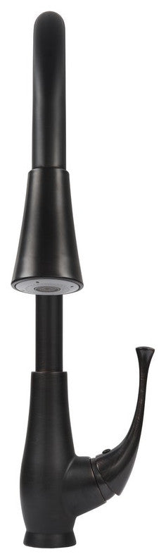 Novatto NKF-H24ORB Oil Rubbed Bronze Single Lever Pull Down Kitchen Faucet