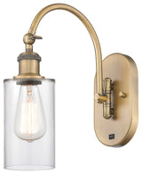 Innovations 518-1W-BB-G802 1-Light Sconce, Brushed Brass