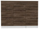 Kitchen Island Metask, Kitchen, White / Dark Walnut