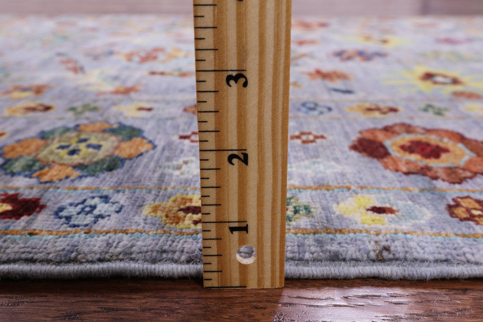 2' 9" X 9' 10" Runner Persian Tabriz Handmade Wool Rug Q8394