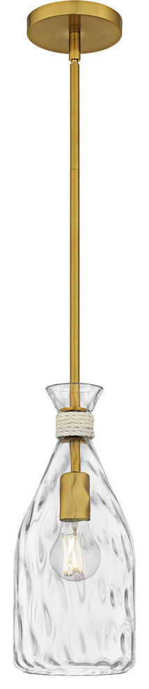 Govada One Light Mini Pendant in Brushed Gold