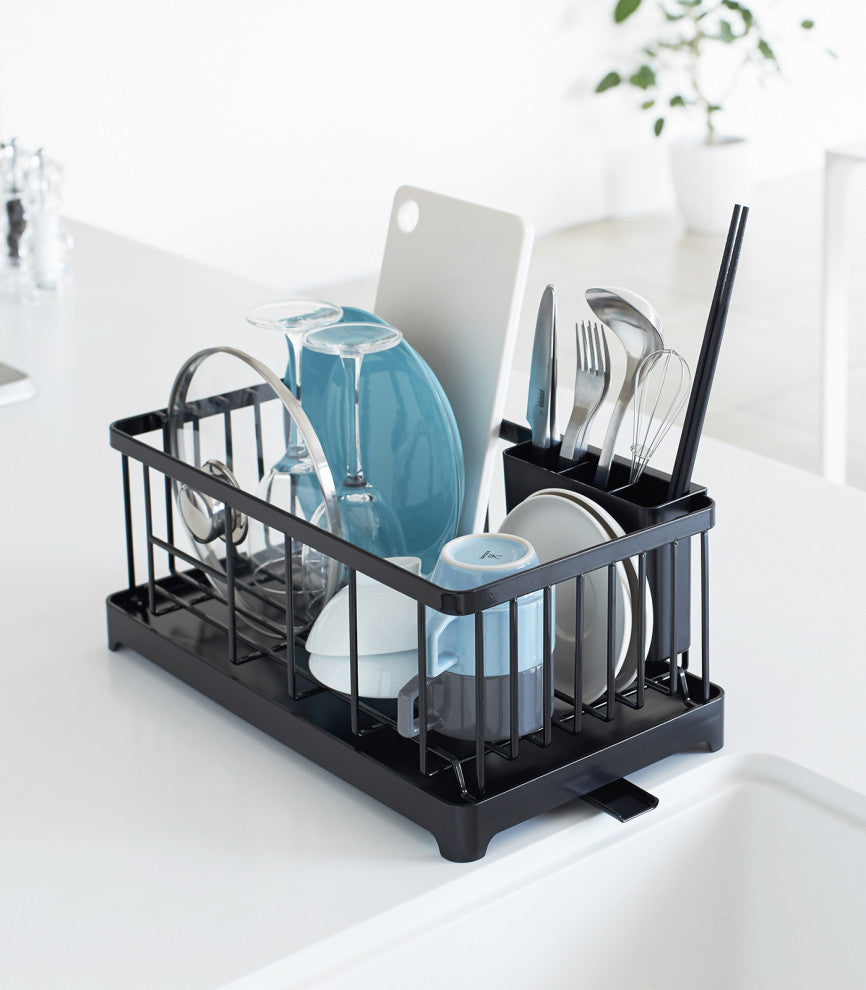 Tower Wire Dish Drainer Rack, Black