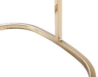 Gray Gold Modern Dining Chair