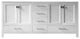 Caroline Avenue Vanity, White, 72"x22"x34", Double Vanity