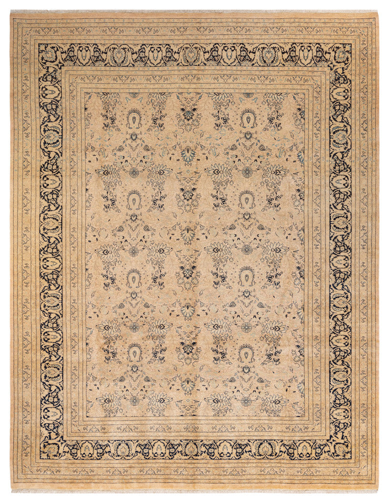 Mogul, One-of-a-Kind Hand-Knotted Area Rug Beige, 9' 1" x 11' 10"