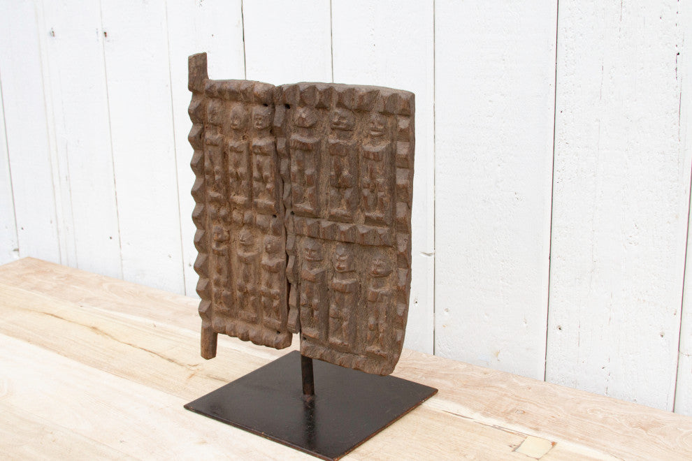 Ancient African Granary Door on Stand