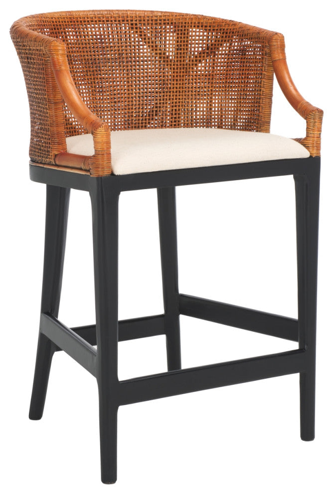 Safavieh Brando Counter Stool, Brown/Black
