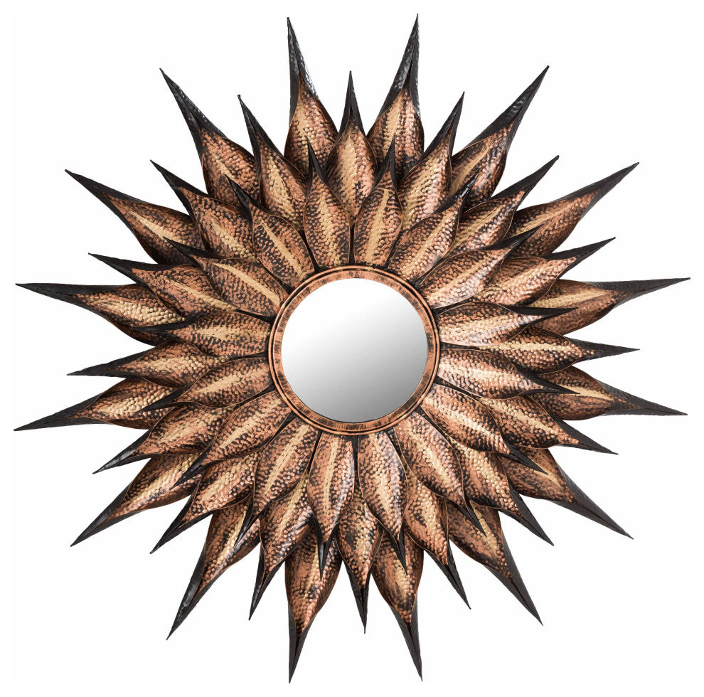Sunflower Antique Wall Mirror