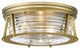 Zlite 491F3-RB 3-Light Flush Mount, Clear