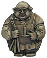 Candlestick Maker Magnet, Antique Brass