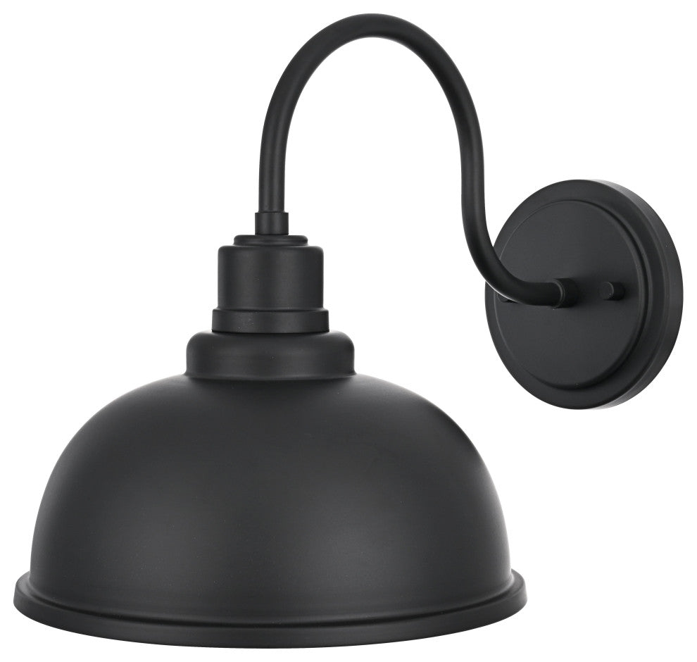 Home Living 9.5" Outdoor Wall Sconce, Black