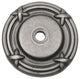 Cosmas 9468WN Weathered Nickel Cabinet Knob Backplate, Set of 5