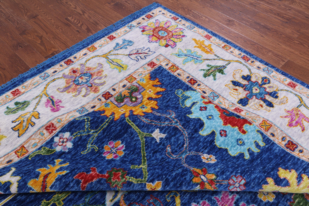 12' 0" X 14' 9" Turkish Oushak Handmade Wool Rug - Q16122