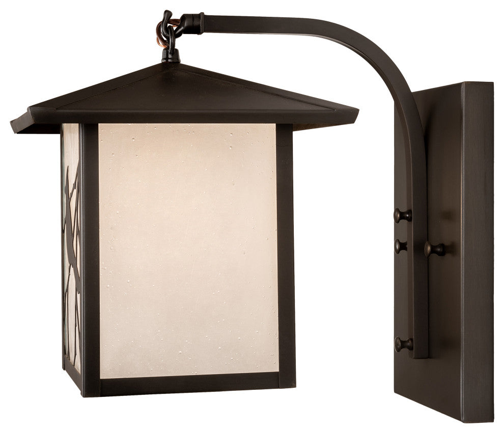 9 Wide Seneca Song Bird Curved Arm Wall Sconce