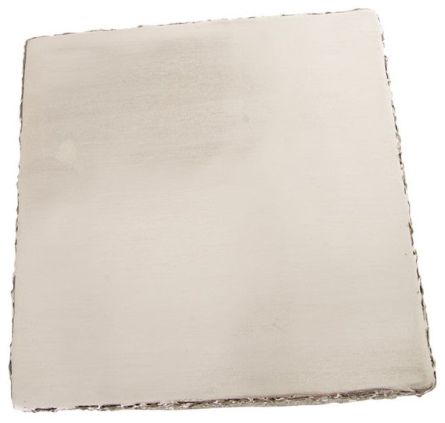 String Theory Pedestal, Silver Leaf, Medium