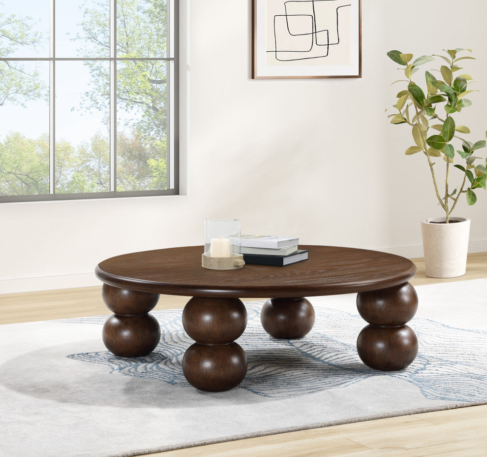 Kelvin Wood Coffee Table, Brown