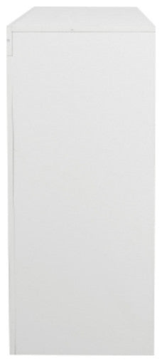 White Sideboard Storage Cabinet with LED light Modern wooden Cupboard