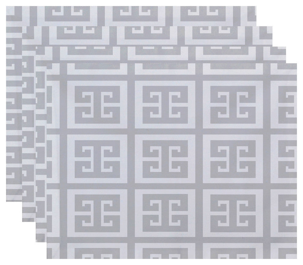 Geometric Decorative Placement, Paloma, Set of 4