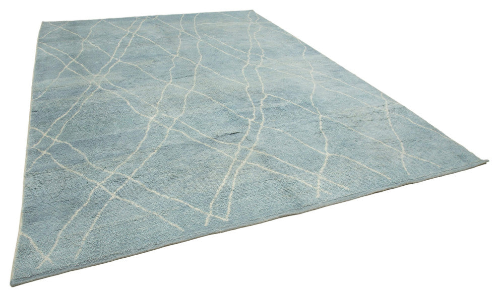Rug N Carpet - Handmade Decorative 8' 11'' x 12' 2'' Moroccan Area Rug