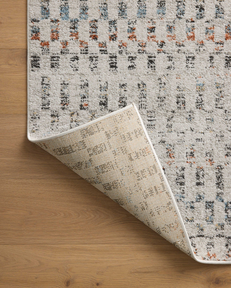 Loloi II Kamala Grey / Multi 18" x 18" Sample Rug