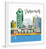 "Vancouver Lakeview" Framed Print by Molly Rosner