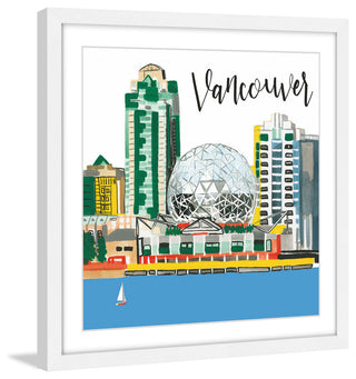"Vancouver Lakeview" Framed Print by Molly Rosner