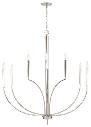 Capital Lighting 445901 Holden 10 Light 40"W Taper Candle - Matte Black