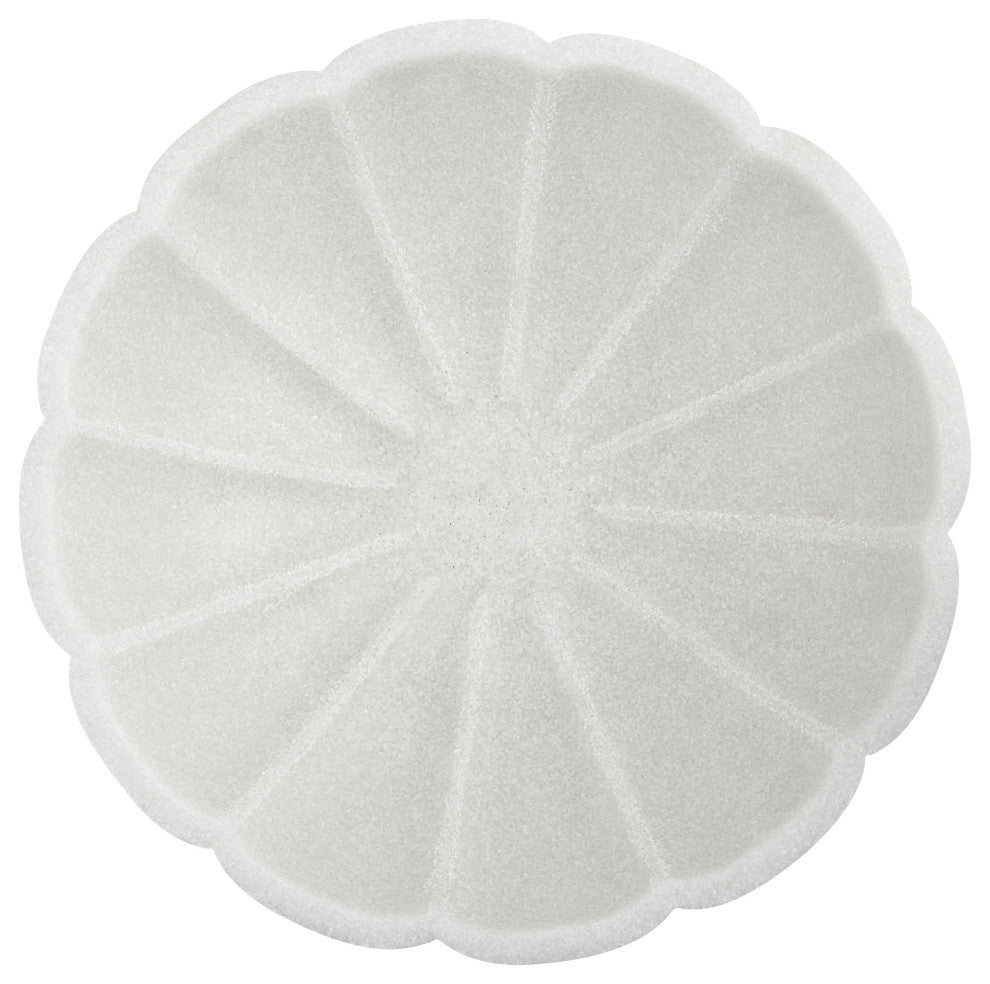 Uttermost Petal 17x4" Ivory Ricestone Bowl